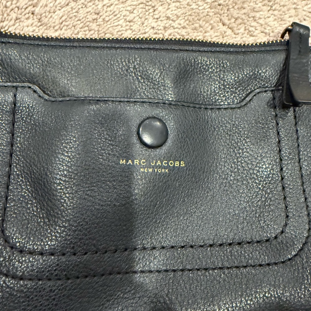 Marc Jacobs Black Leather Empire City Bag